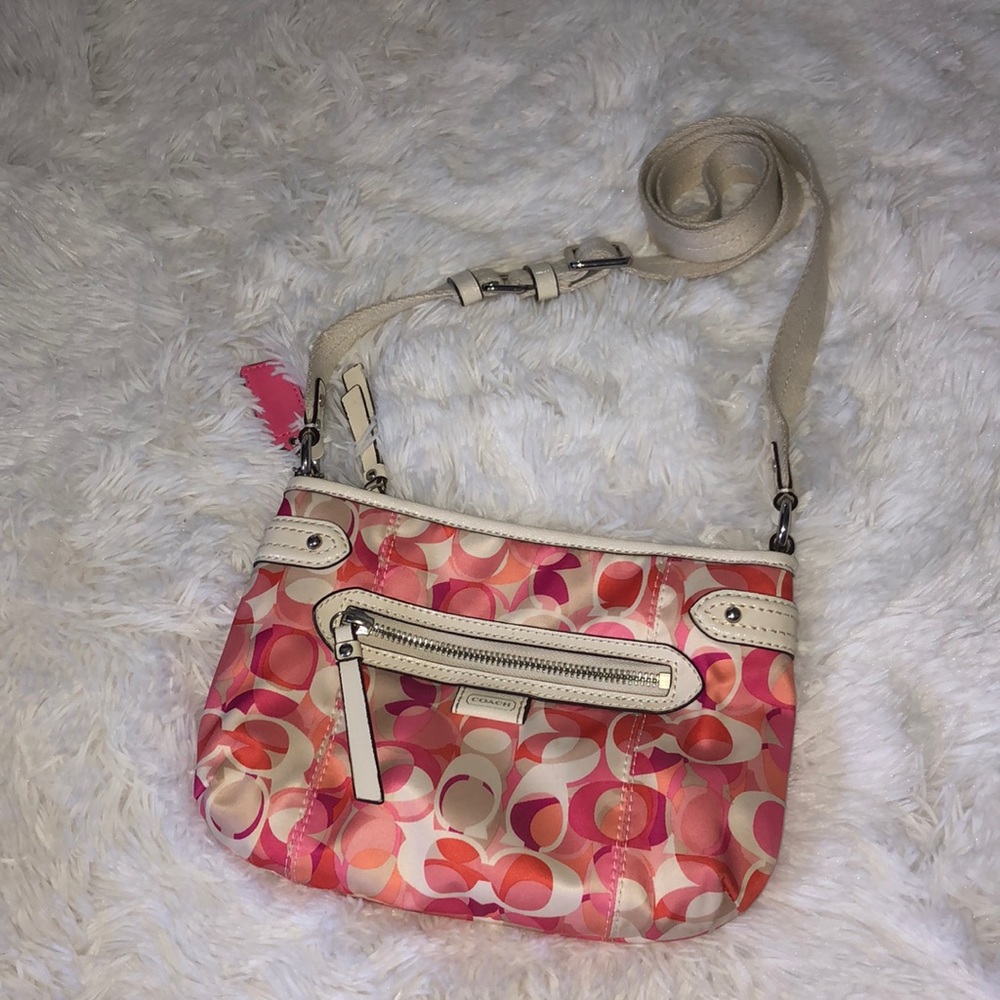 Pink original design Coach cross body